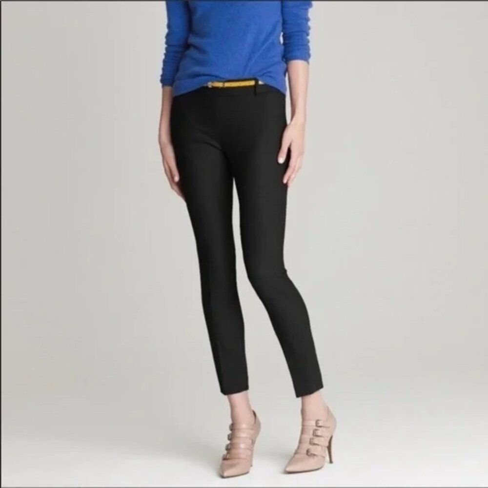 J. Crew Minnie City Fit Cropped Ankle Pants Black